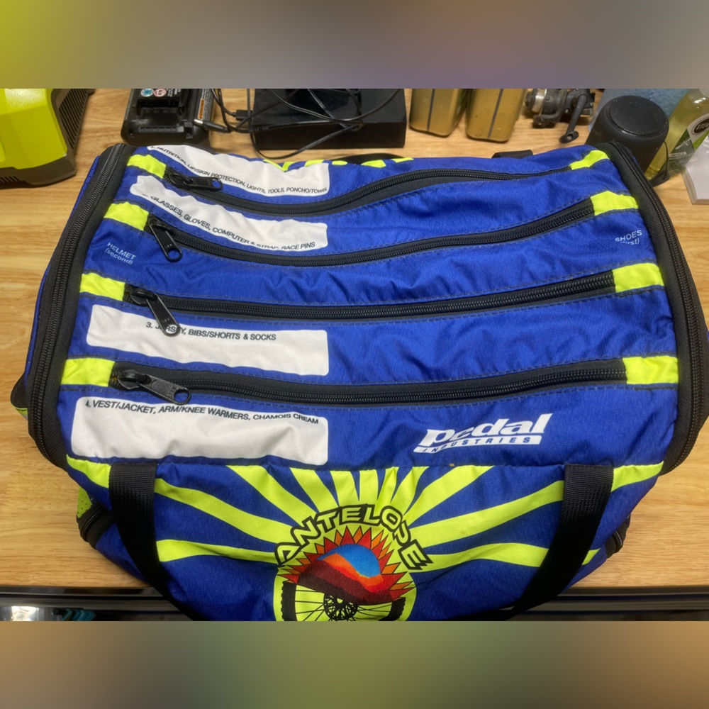 Pedal Industries Cycling Race Day Bag